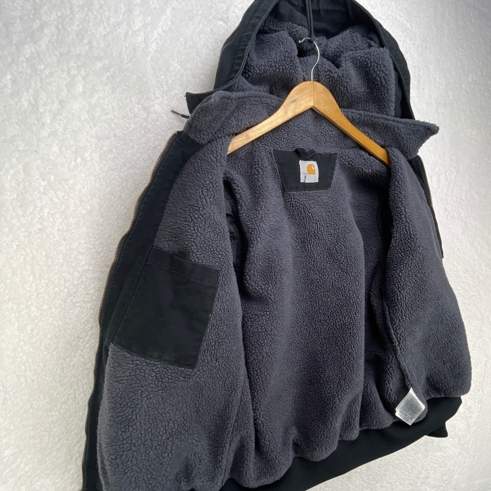 Carhartt Wildwood Jacket Sherpa Lined Womens‎ XL Extra Large 100815-001 Black - Picture 16 of 16